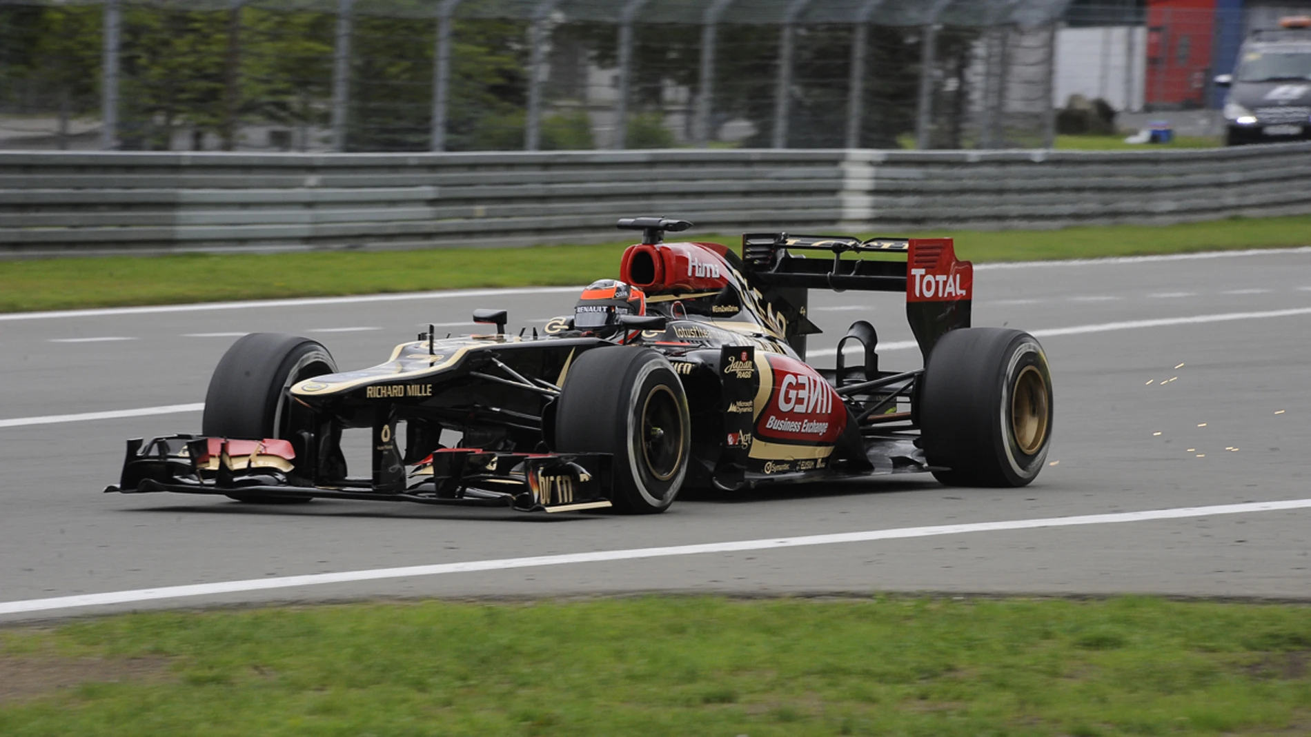 Raikkonen rueda en Nürburgring