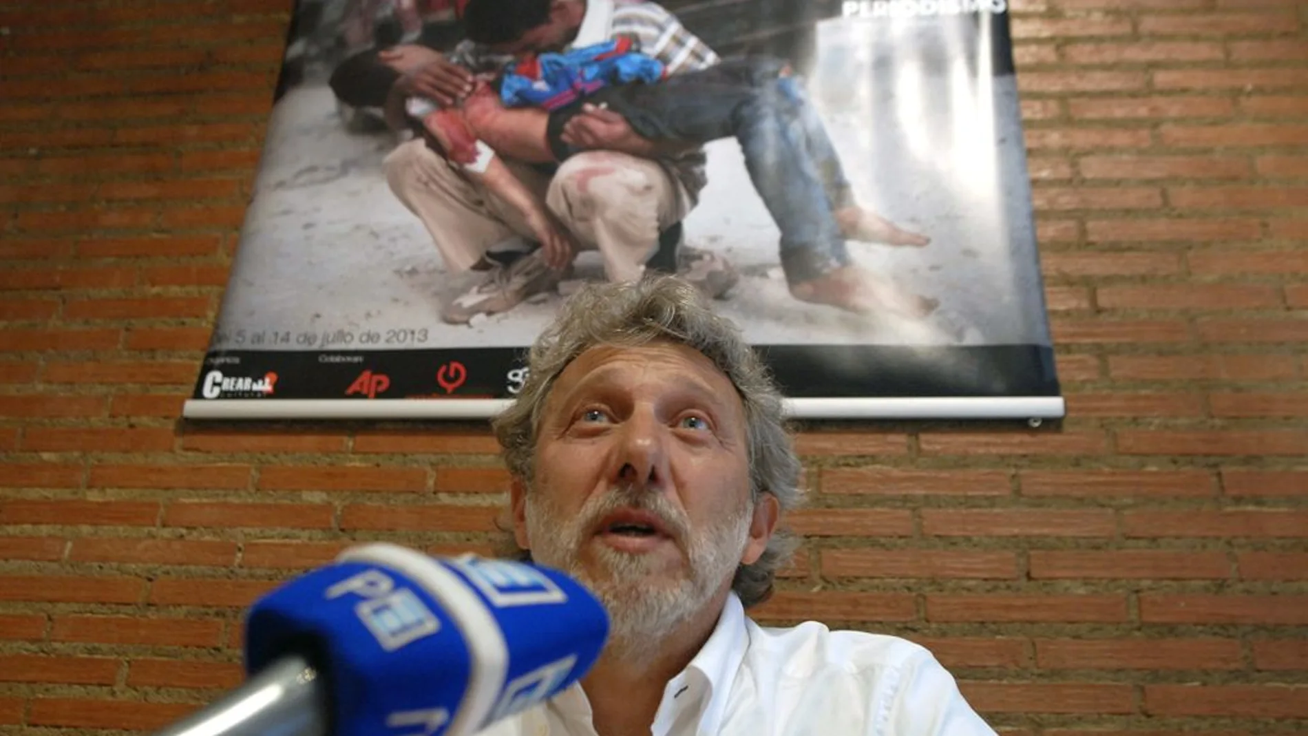 El director del Encuentro Internacional de Fotoperiodismo, el premio Pulitzer Javier Bauluz El director del Encuentro Internacional de Fotoperiodismo, el premio Pulitzer Javier Bauluz