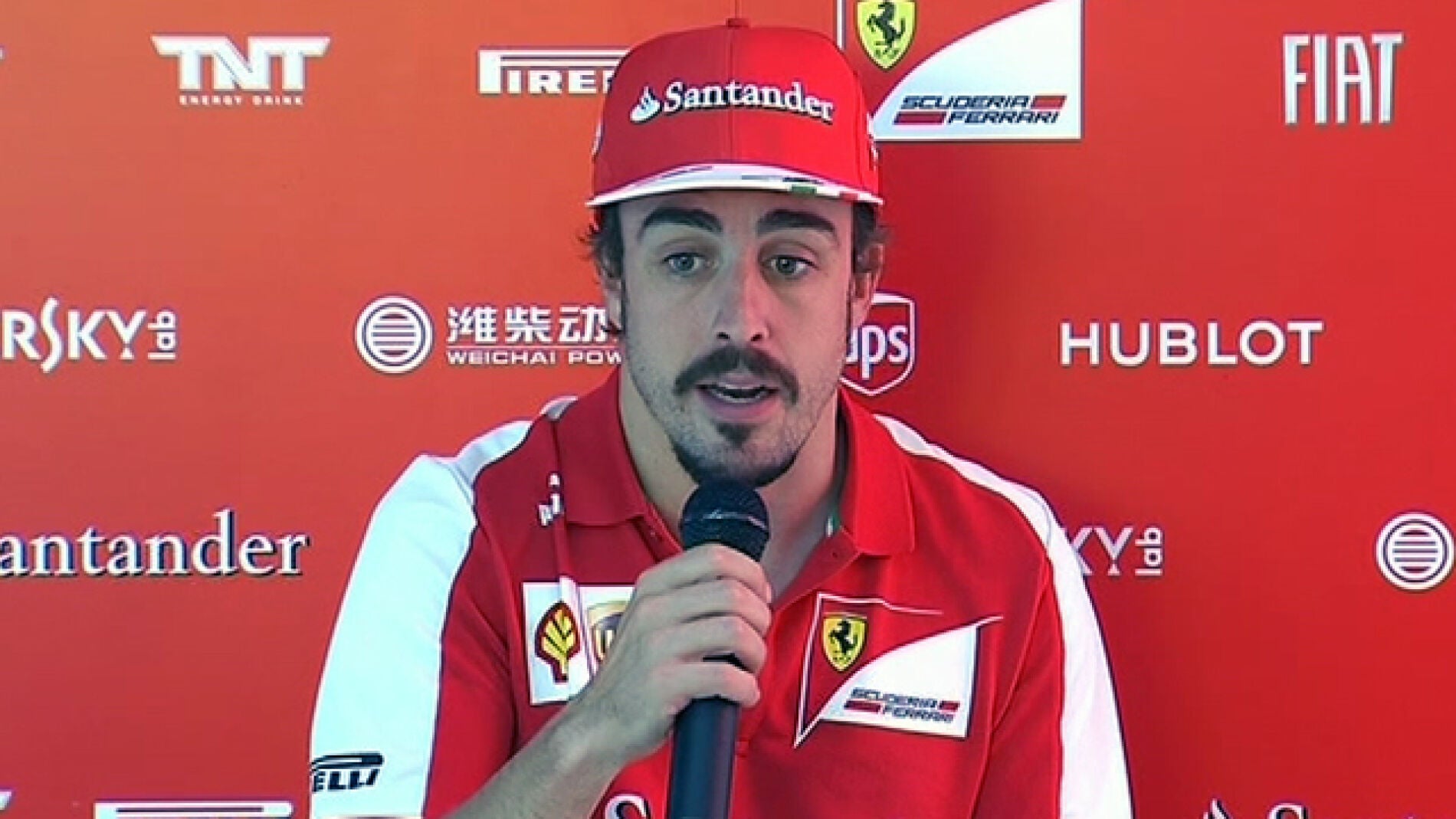 Alonso, en rueda de prensa