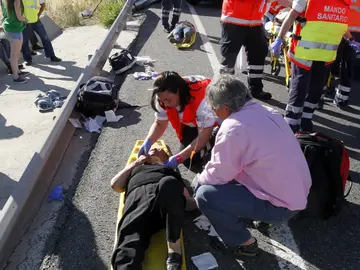 El accidente del autobús dejó nueve fallecidos El accidente del autobús dejó nueve fallecidos