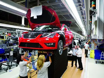 La fábrica Seat en Martorell, Barcelona La fábrica Seat en Martorell, Barcelona