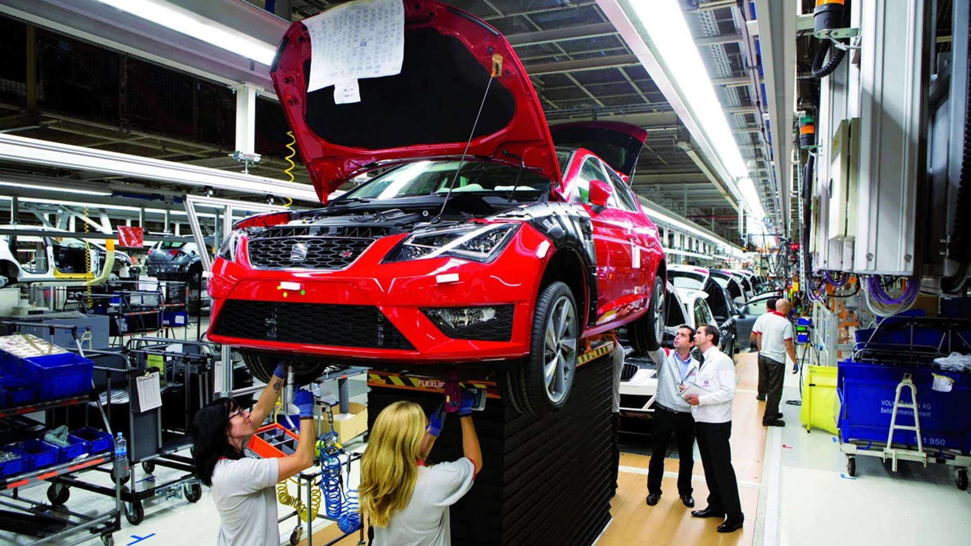 La fábrica Seat en Martorell, Barcelona La fábrica Seat en Martorell, Barcelona