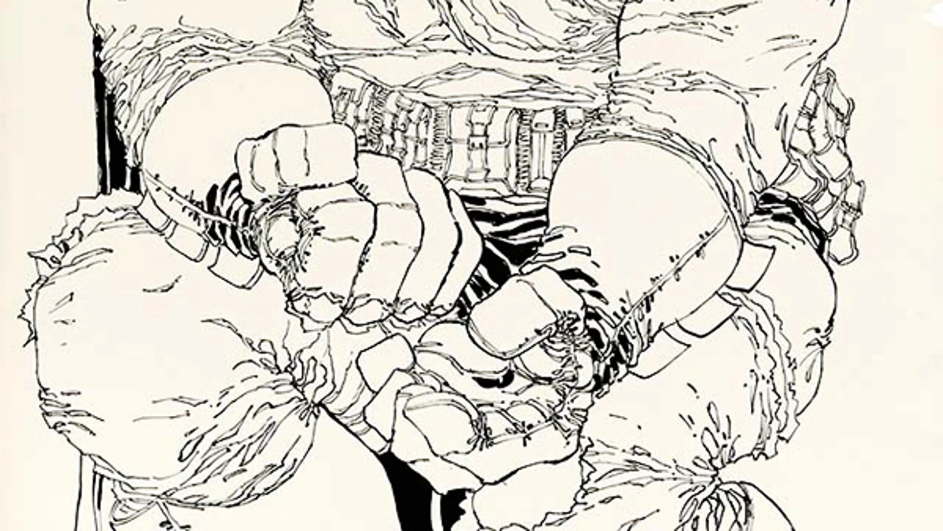 Versión del lado oscuro de Batman, por Frank Miller. Versión del lado oscuro de Batman, por Frank Miller.