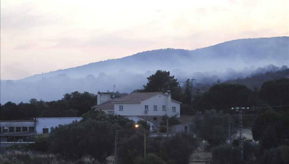 Incendio en Valdemorillo