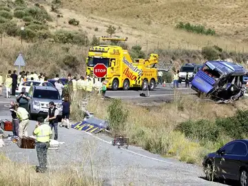 Accidente de autobús en Ávila Accidente de autobús en Ávila