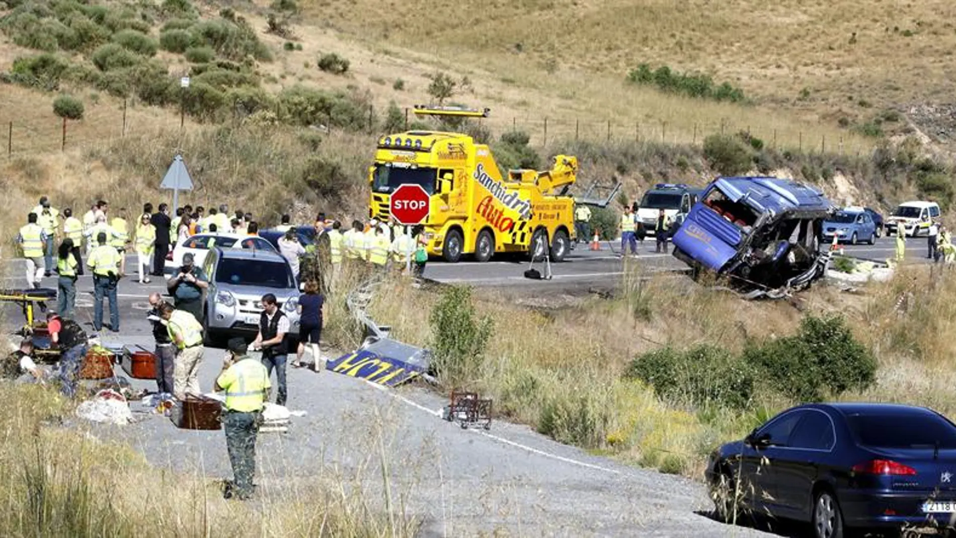 Accidente de autobús en Ávila Accidente de autobús en Ávila