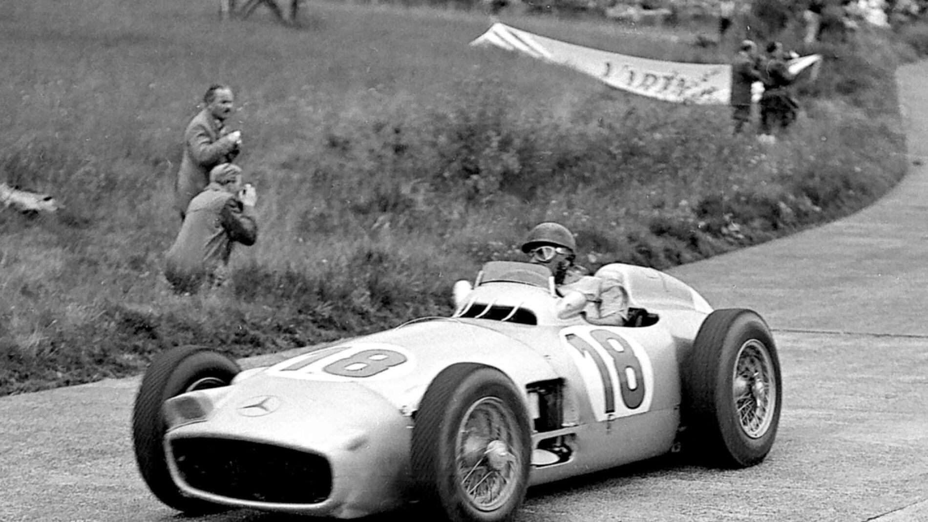 El Mercedes W196 de Juan Manuel Fangio