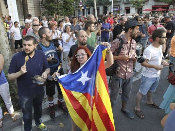 Cacerolada en Barcelona