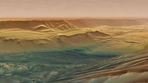 La sonda Mars Express capta las im&aacute;genes del ca&ntilde;&oacute;n m&aacute;s grande del Sistema Solar