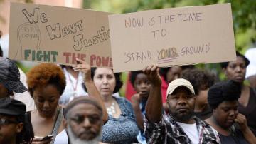 Protestas en las calles de EEUU por la "no culpabilidad" de Zimmerman