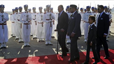 Llegada del Rey a Marruecos