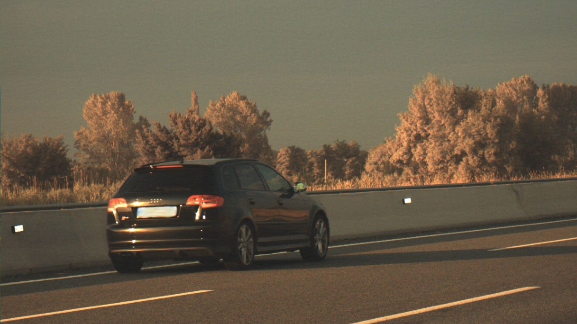 'Cazado' a 202 km. por hora
