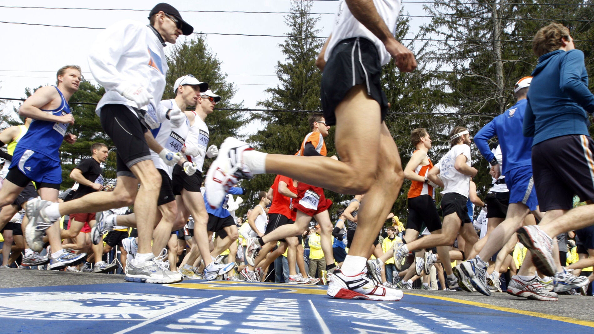 Corredores en una marat&oacute;n