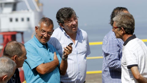 Trabajadores del astillero Vulcano de Vigo 