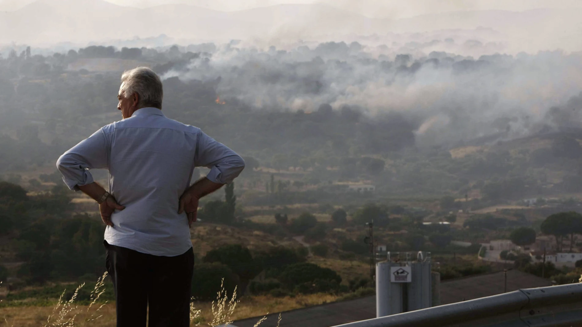 El incendio de Almorox bajo control El incendio de Almorox bajo control