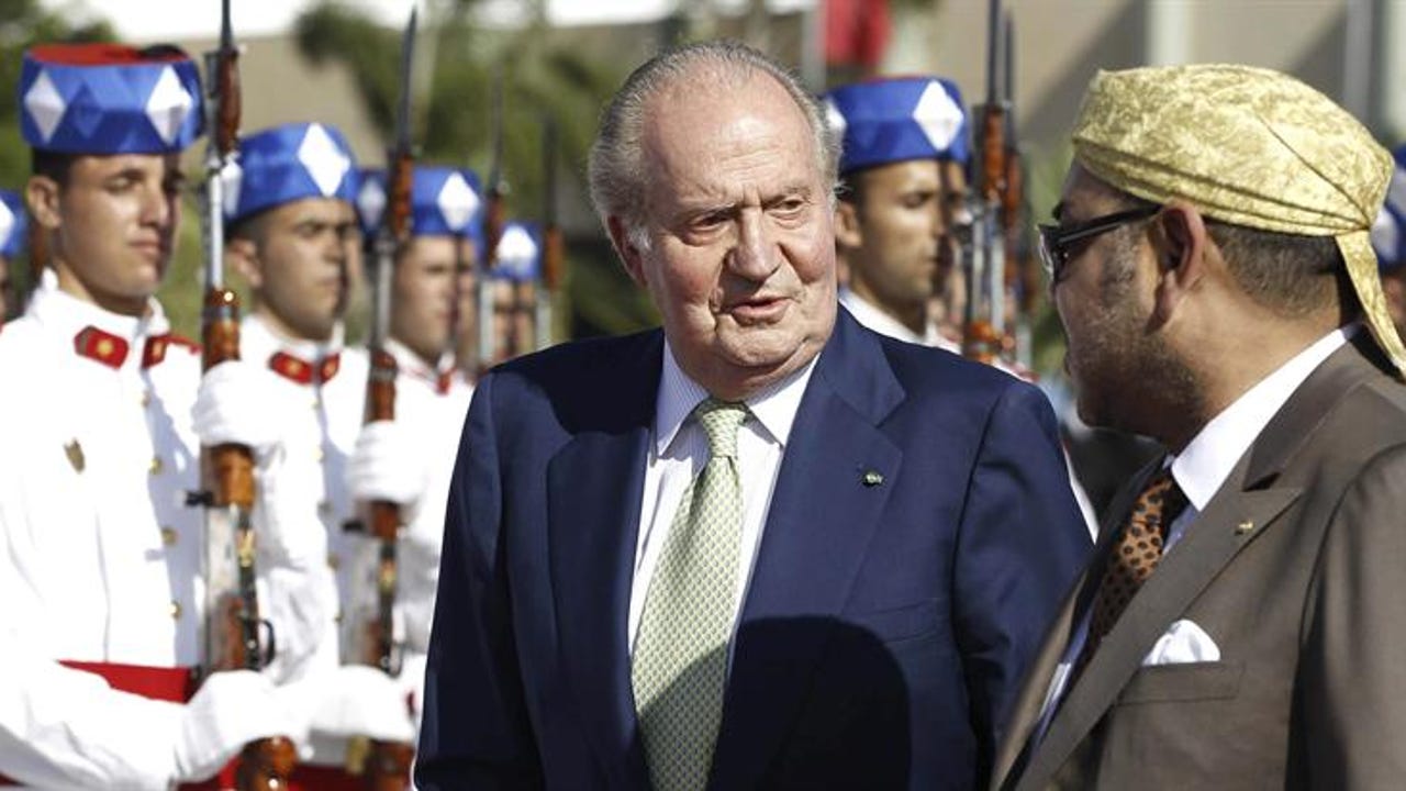 El rey Juan Carlos regresa a España después de su visita a Marruecos