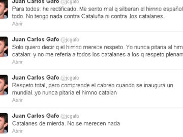 Juan Carlos Gafo, en Twitter