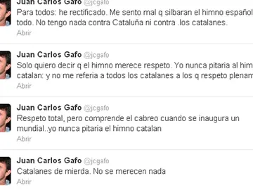 Juan Carlos Gafo, en Twitter Juan Carlos Gafo, en Twitter