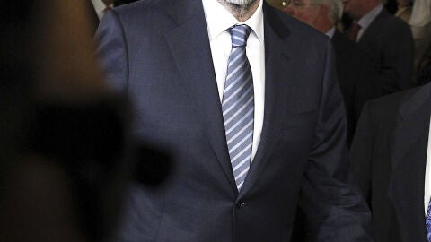 Rajoy en un desayuno informativo