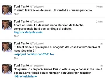 Twitter Toni Cantó Twitter Toni Cantó