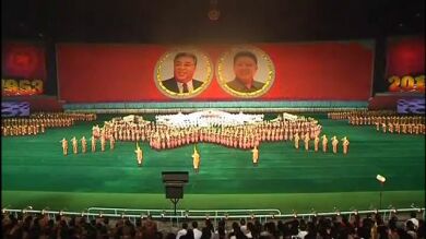 Comienza el mayor festival de masas del mundo en Corea del Norte