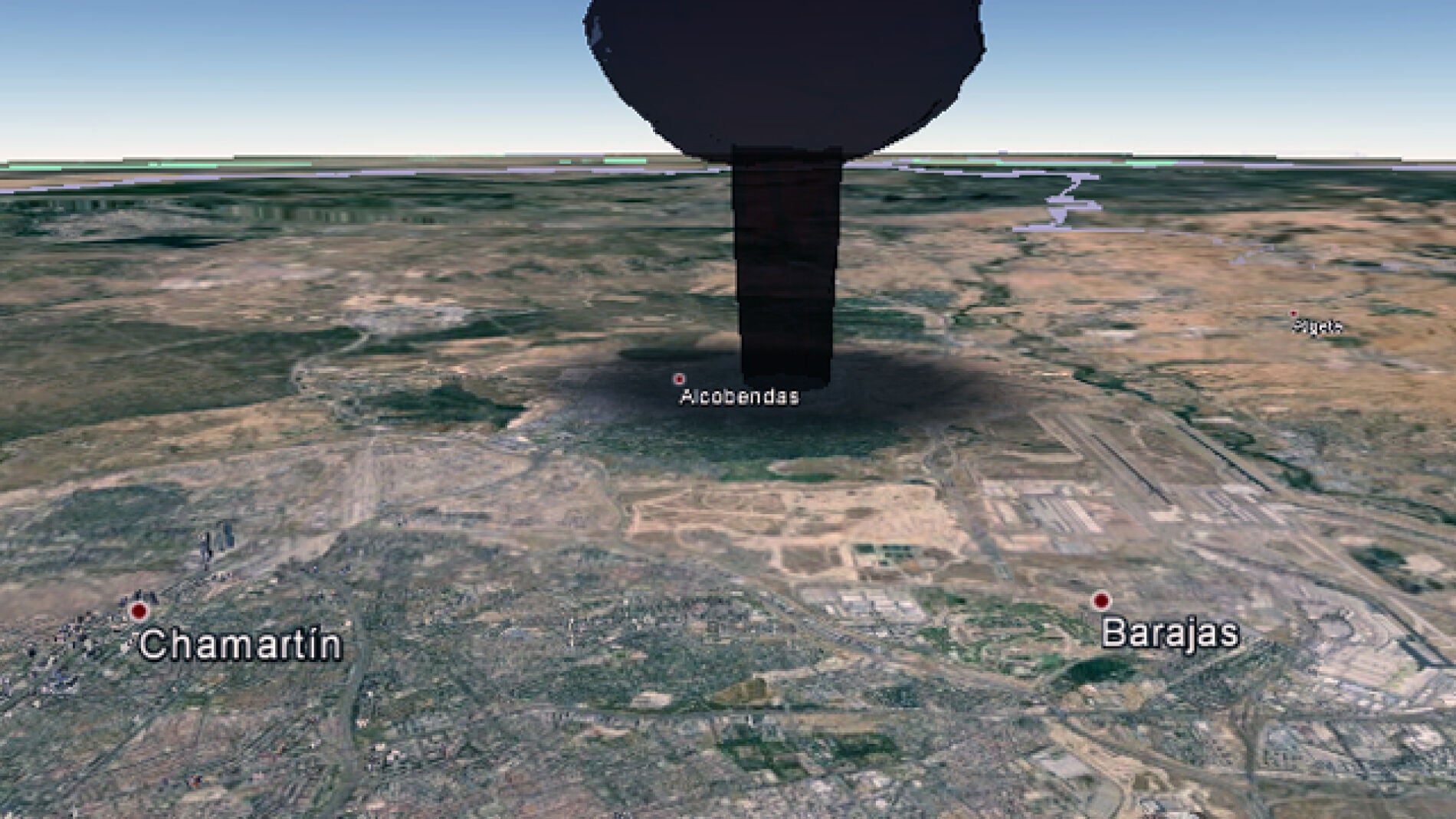 Una herramienta de Google Earth recrea los efectos de una bomba nuclear