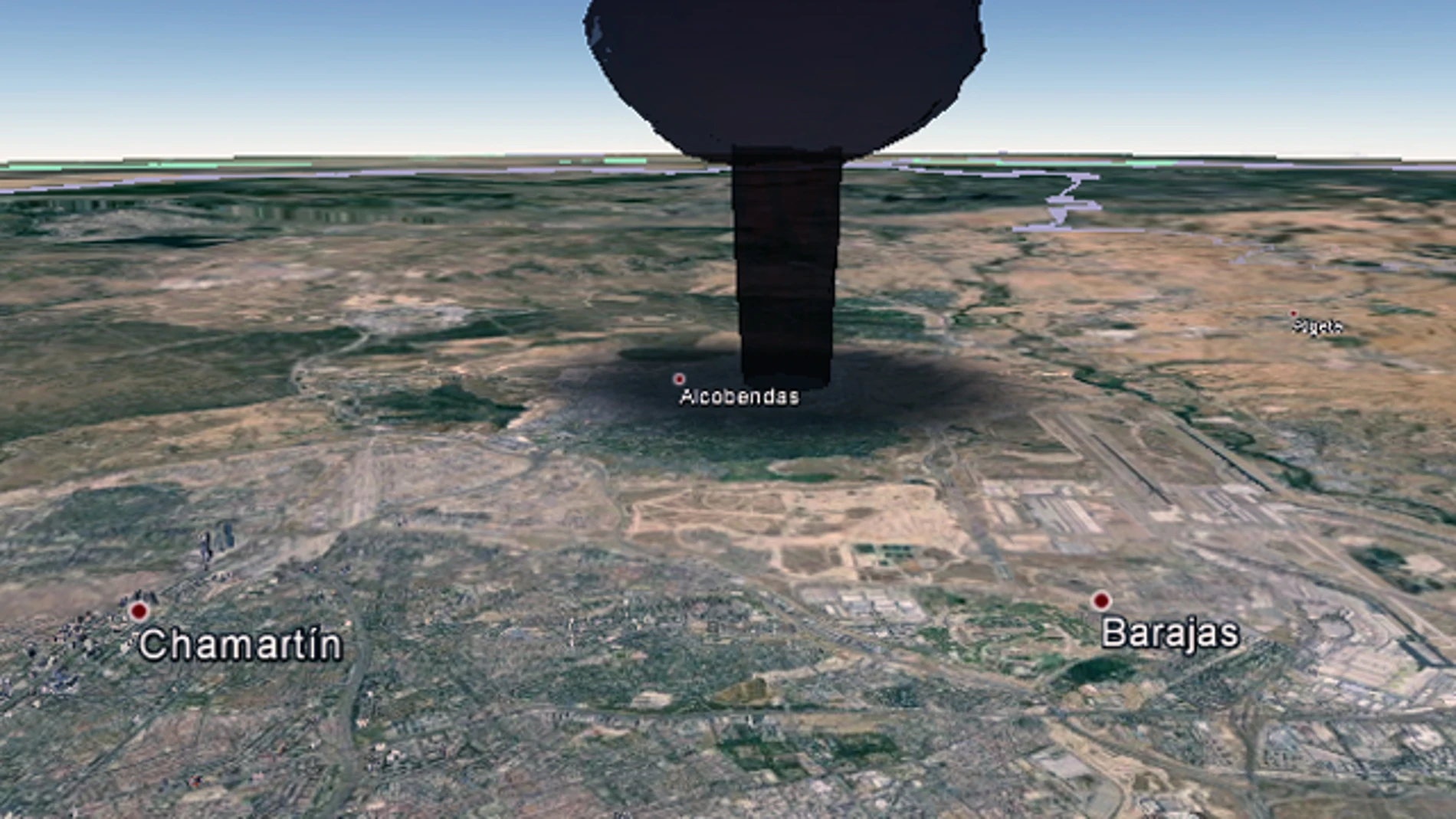 Una herramienta de Google Earth recrea los efectos de una bomba nuclear Una herramienta de Google Earth recrea los efectos de una bomba nuclear