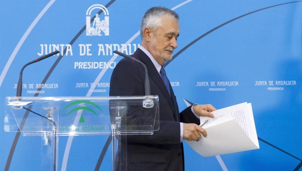 Griñán deja la Junta de Andalucía