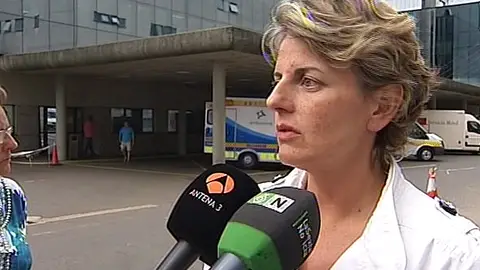 Una superviviente del accidente de Santiago Una superviviente del accidente de Santiago