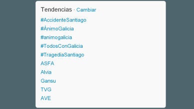 Twitter se vuelca con mensajes de apoyo para las víctimas de Santiago