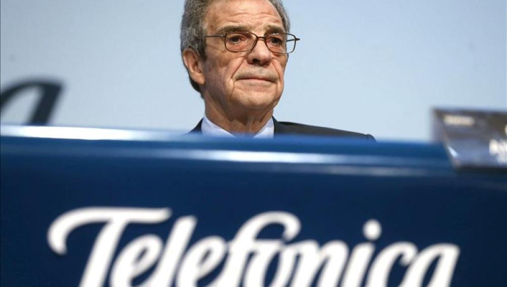 El presidente de Telefónica, César Alierta