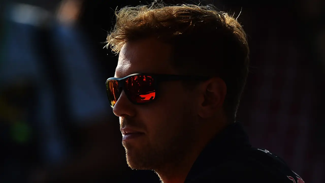 Vettel juega con las sombras