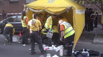 Fallece un hombre de un disparo en Madrid. 