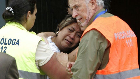 Familiares de las v&iacute;ctimas del accidente