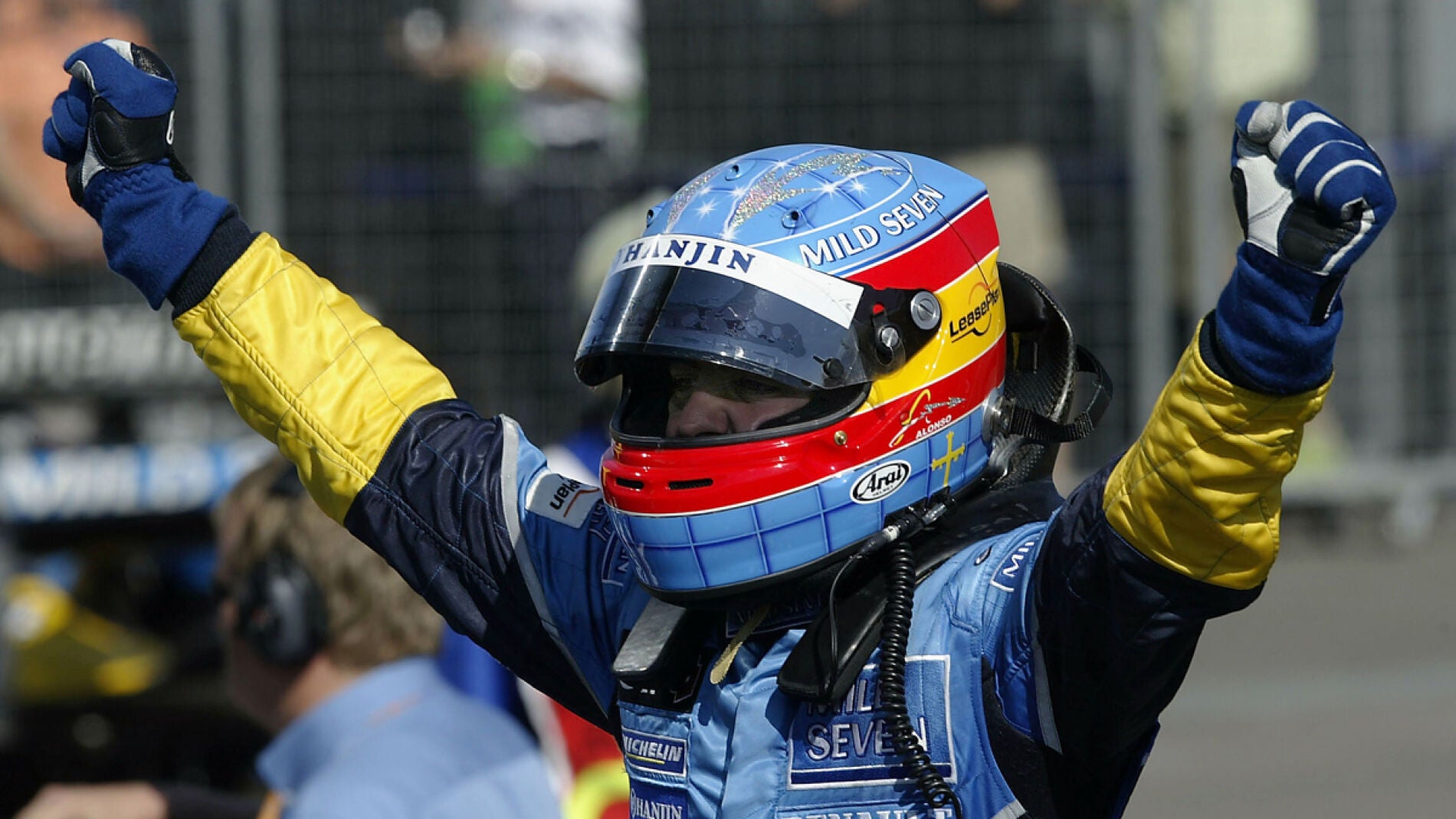 Alonso, exultante de alegr&iacute;a