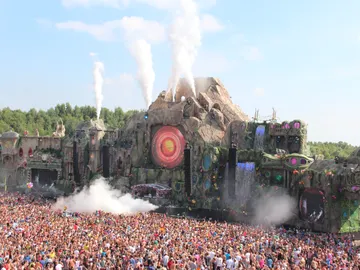 El Festival Tomorrowland en pleno apogeo El Festival Tomorrowland en pleno apogeo
