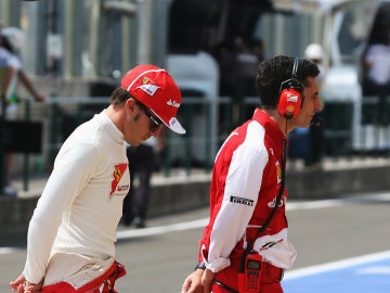 Alonso, junto a Andrea Stella