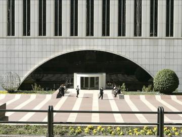 Vista parcial del edificio Torre Picasso, sede de Fomento de Construcciones y Contratas (FCC )