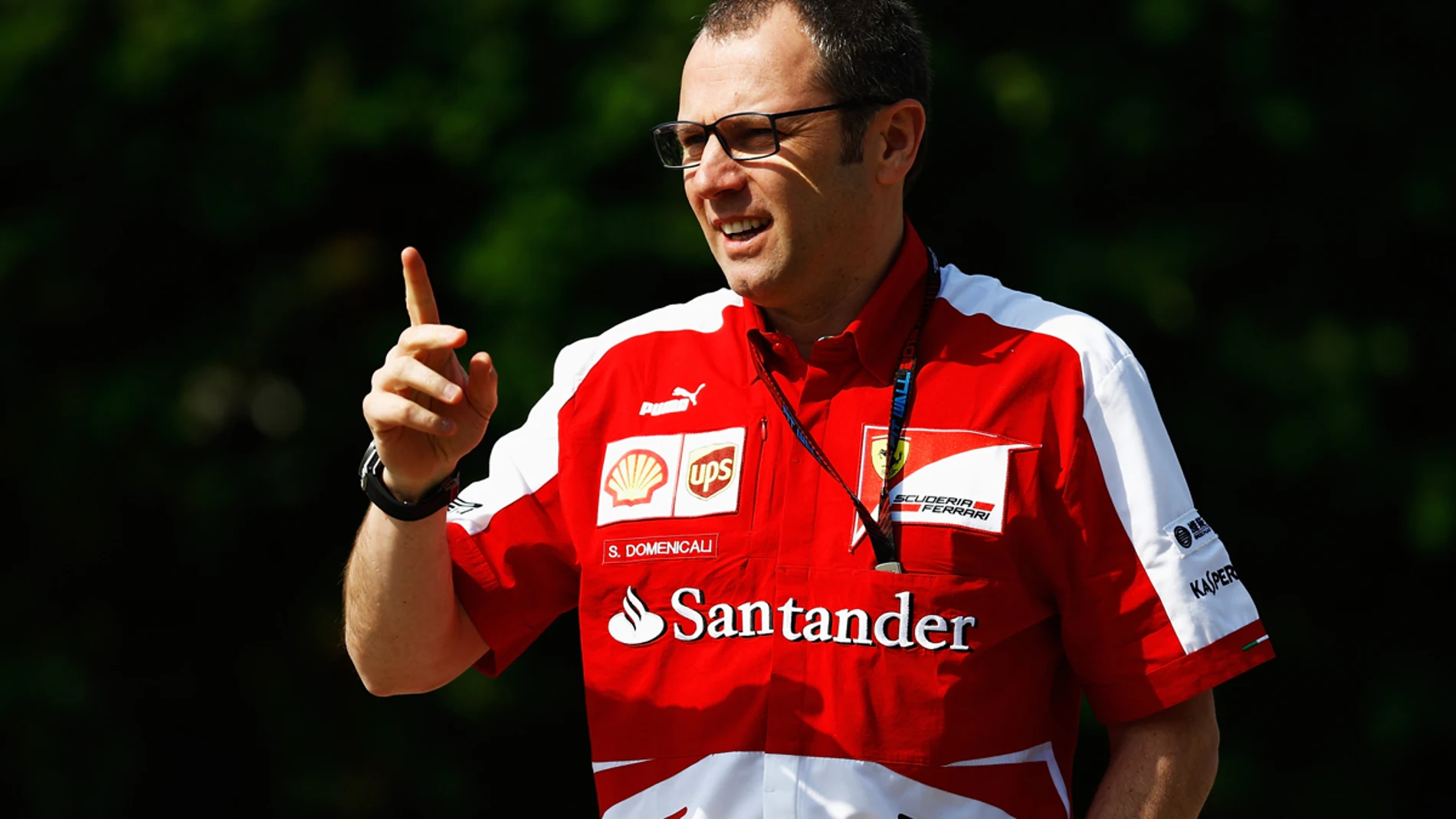 Stefano Domenicali, jefe de Ferrari