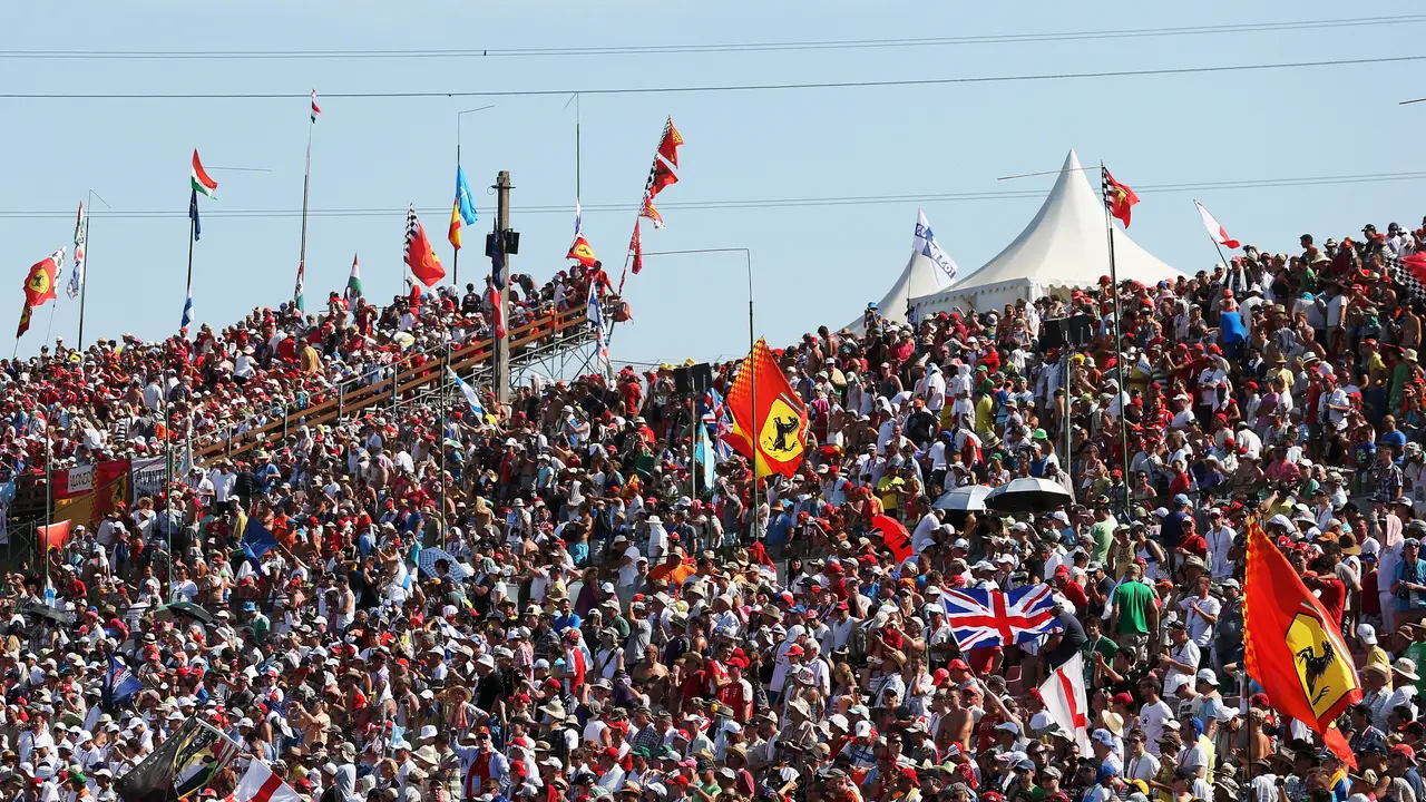 Gradas del circuito de Hungaroring