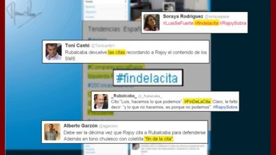 Las redes sociales ironizan sobre el 'fin de la cita' de Rajoy