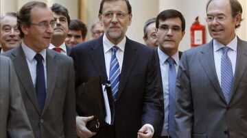 Mariano Rajoy llega al Senado