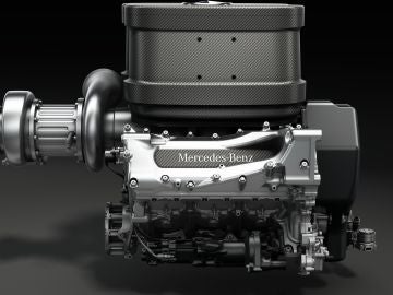 El nuevo motor V6 Turbo de Mercedes. 