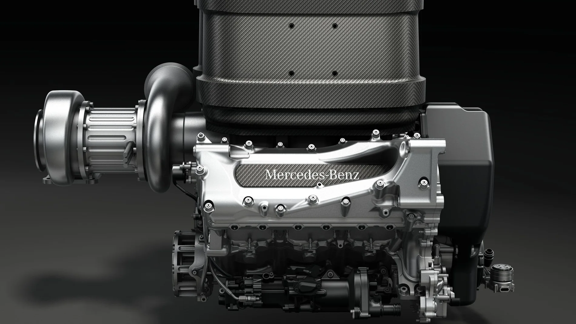 El nuevo motor V6 Turbo de Mercedes. 