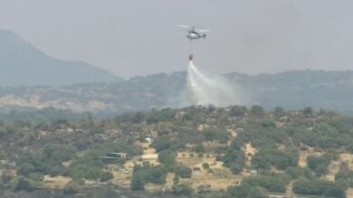 Pillan 'in fraganti' a un guardia civil provocando un fuego
