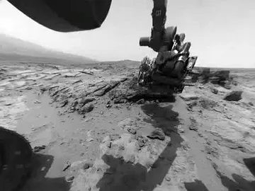 El Curiosity trabaja en Marte El Curiosity trabaja en Marte