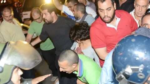 Protesta contra la liberaci&oacute;n de un pederasta en Rabat