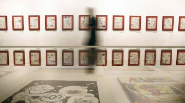Exposición dedicada a Superlópez en el Salón del Cómic de A Coruña