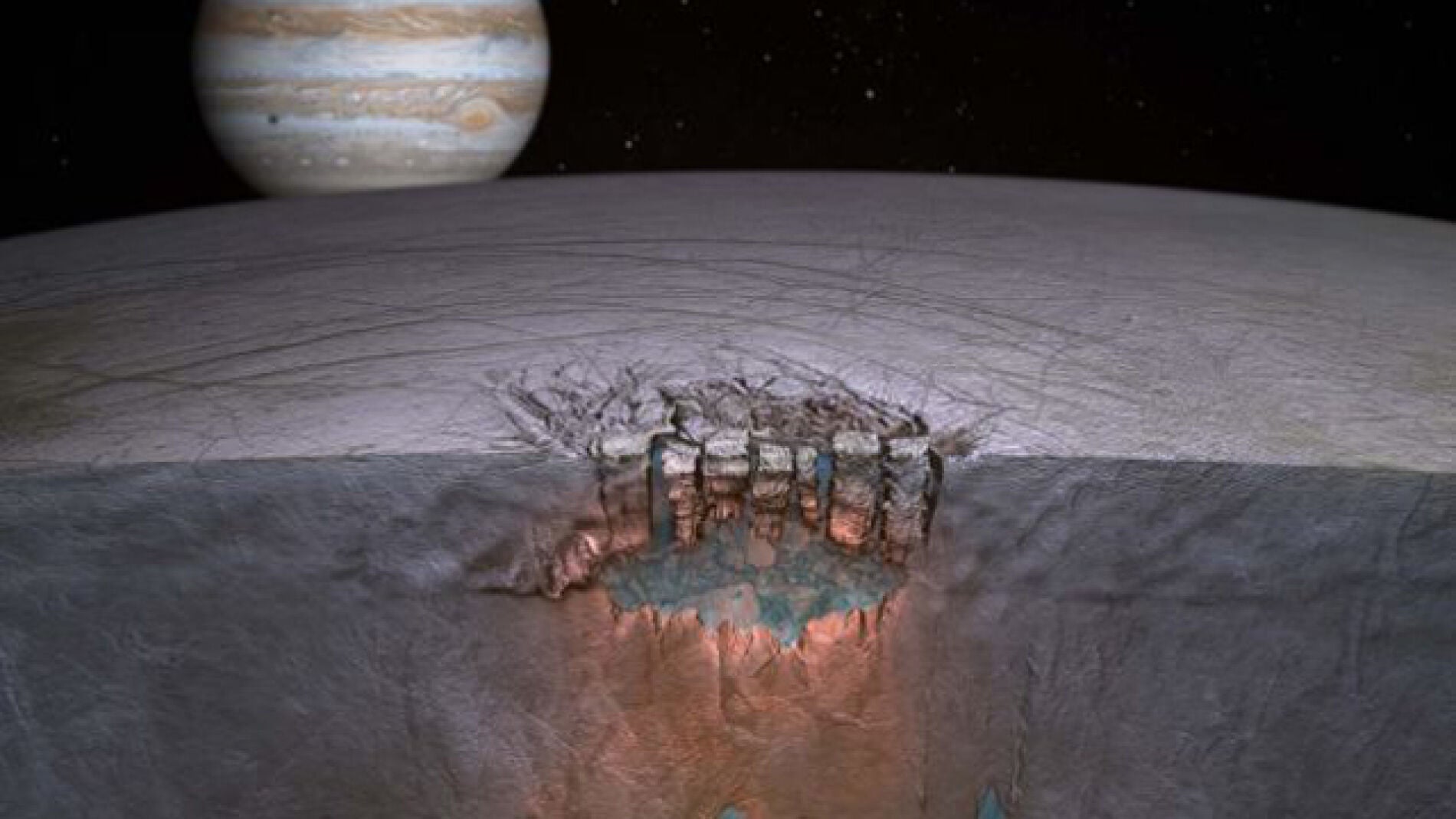 El sat&eacute;lite Europa del planeta J&uacute;piter