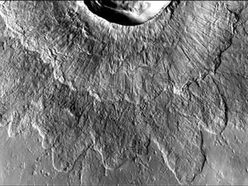 Cráter doble de Marte Cráter doble de Marte